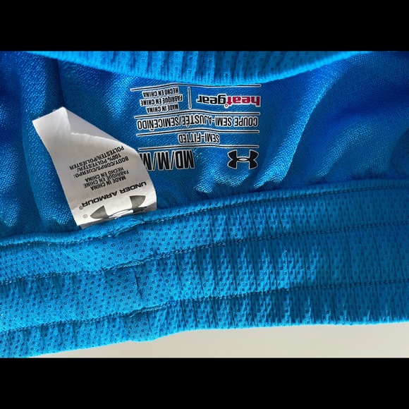 Under Armour shorts blue and chartreuse - Picture 3 of 4